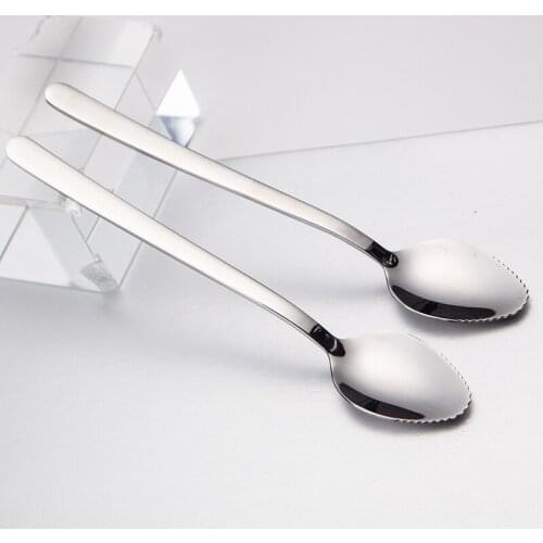 Stainless Steel Badminton Racket Kids Spoon Grid Stirring Dessert Scoop Ice Cream Tea Spoon Drinkware