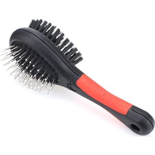 Double-sided pet comb, small dog needle comb, grooming comb, open knot comb, hair removal comb, dog supplies