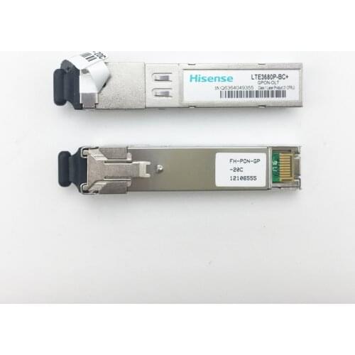 Hisense LTE3680P-BC+ GPON-OLT-Class C+ SFP module EPON-OLT-PX20+ 20KM Fiber Transceiver module Use in GCOB and GC8B board