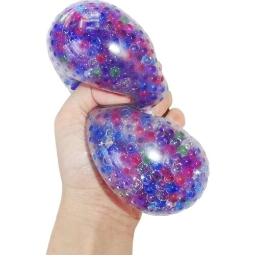 Stress Relief Squeeze Ball, Stress Relief Water Beads Anti Stress Balls, Relieve Tension Anxiety Improvement Toys