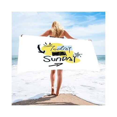 Gym Fitness Swimming Pool Vacation Bath Towel Quick Dry Luxury Soft Square Washcloth Vintage Portable Beach Towel Spa Bathrobe