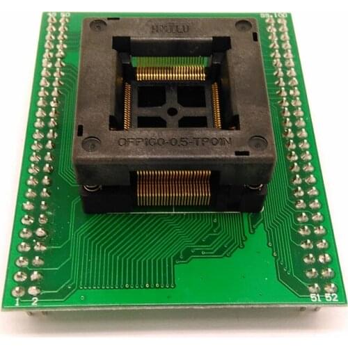 QFP100 Burning Socket TQFP100 FQFP100 QFP100-0.5 Test Socket Programming Socket