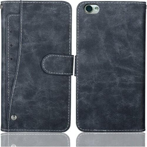 Luxury Wallet SANTIN RTIZULI Case 5.5" Vintage Flip Leather Cases Business Protective Cover With Front Card Slots Phone Book