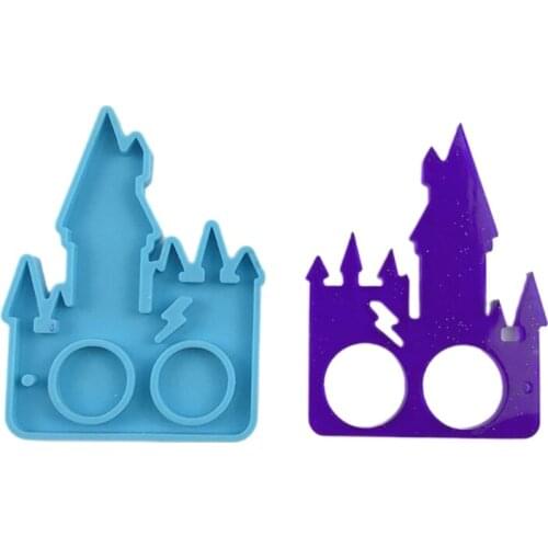 Castle Defense Symbol Key Chain Epoxy Resin Silicone Mold for DIY Unique Decor Gift Epoxy Crafts Resin