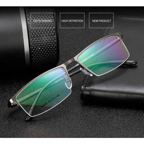 Feishini Light Weight 16G Eyeglasses Frame TR90 Computer Optical Glasses Frame Men Spectacle Frame Male Transparent Clear Lens