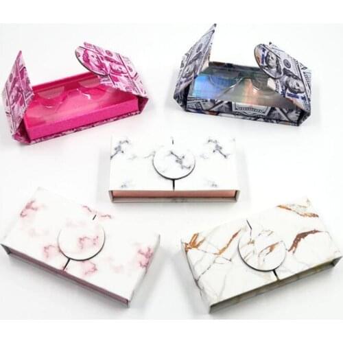 Lash packaging marble box package custom lash packaging marble grey rose gold 25mm mink lashes makeup case bulk vendors