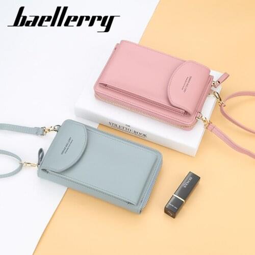 2020 Women Casual Wallet Brand Cell Phone Wallet Big Card Holders Wallet Handbag Purse Clutch Messenger Shoulder Straps Bag