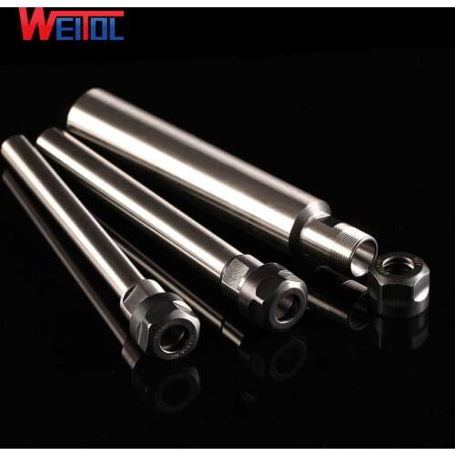 WeiTol 1 pcs/lot C20 ER20 150/C20-ER20-100L Extension Rod ER20 ER16 ER11A CNC Collet ER A Nut