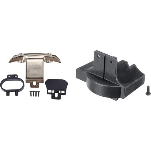 2 Set for JLB Racing CHEETAH RC Car Part: 1 Set Electroplating Bumper EC1005 & 1 Set Gear Box Cover EA1013