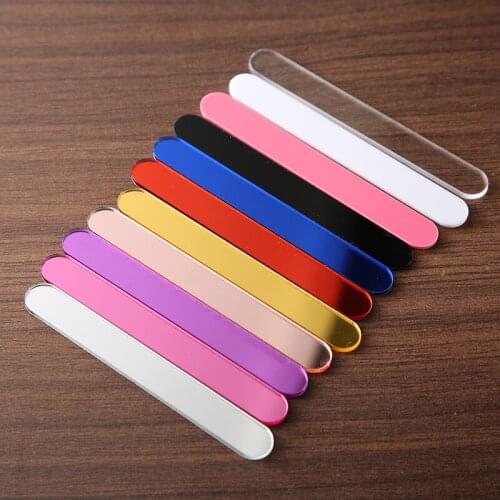 Acrylic Ice Cream Sticks Popsicle Stick Kids DIY Ice Cream Sticks Crafts Popsicle Stick Mould 11.3x1cm