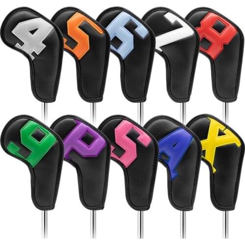 Outdoor Sports Golf Iron Covers Golf Club Head Covers Putter Protector Golf Club Protectors for Universal Men Women Can Use