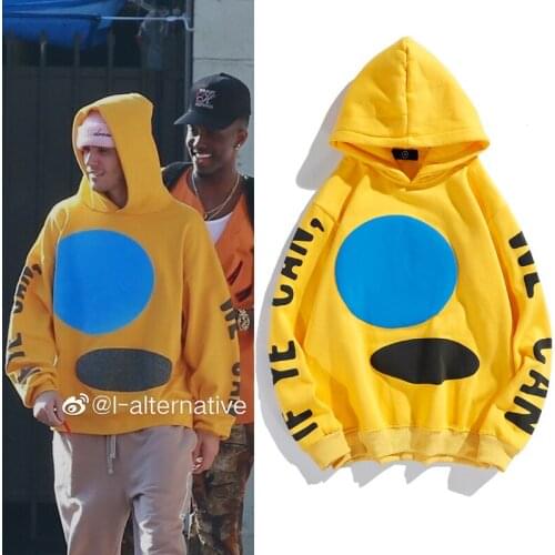 Kanye West Jesus Is King Hooded Sweatshirt With Fleece Letter Hip Hop Oversize Hoodies Men And Women Streetwear Loose Fit Hoody