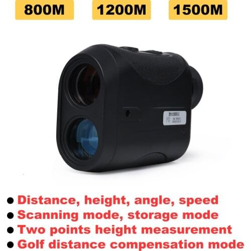 8X Laser Rangefinder Telescope 800M To 1500m Monocular Telescope Laser Rangefinder For Hunting Golf Measure Speed Angle Height