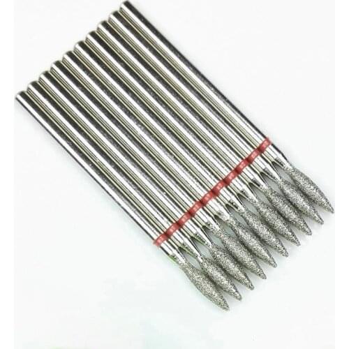 10pcs Diamond Nail Drill Bit set Rotate Burr Milling Cutter Bits For Manicure Electric Nail Drill Accessories Nail Tools