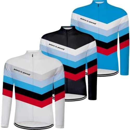 New White Cycling Jersey Pro Team Spring Breathable Long Sleeve MTB Bicycle Cycling Clothing Ropa Ciclismo Maillot Bike Shirt To