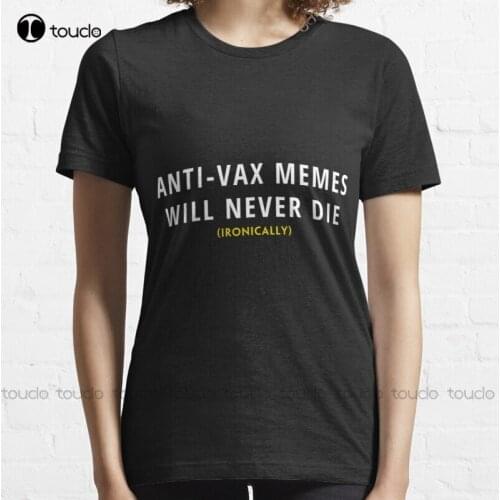 New Unvaccinated Classic 09 T-Shirt Cotton Tee Shirt
