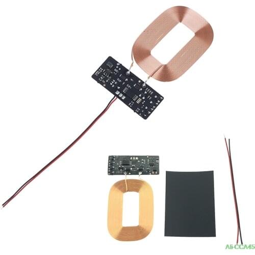New Qi Wireless Charging Standard Universal Wireless Charger PCBA Circuit Board With Coil DIY QI Wireless Receiver