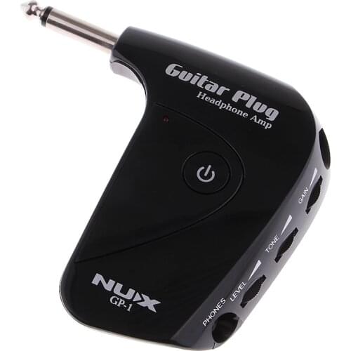 NUX GP-1 Guitar Plug Headphone Amp Amplifier Built-in Distortion Accessory