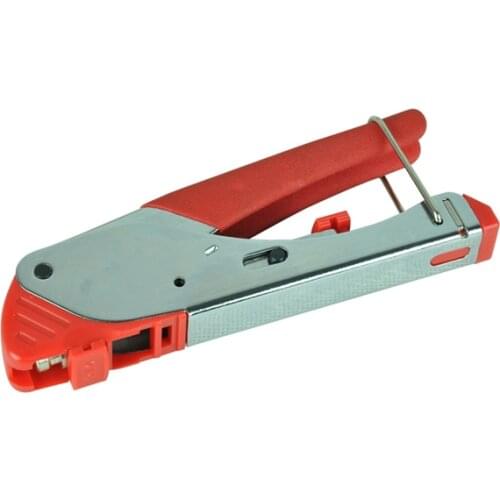 New Fashion Crimping Tool Connector Compression Tool Crimper for Coaxial RG6 RG59 F BNC RCA Coax Cable LS-H518E