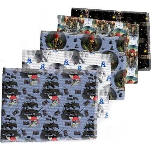 Cartoon Movie Character Fabric Printed Polyester Cotton Twill Fabric Patchwor Printed 50*145CM