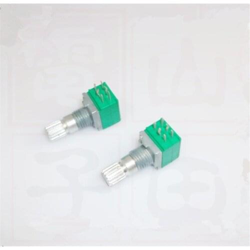 15pcs A50K potentiometer 50k potentiometer RV09 sealed volume potentiometer 15mm handle for amplifier