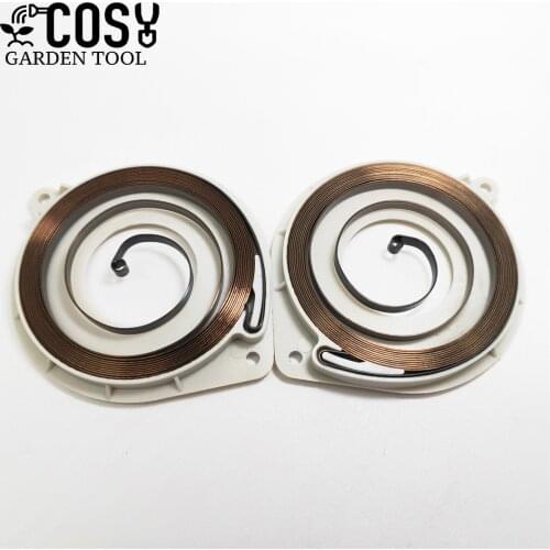 2Pcs/lot Recoil Pull Starter Spring Fit For Husqvarna 435 445 445e 450 450e 455 Rancher 460 461 Chainsaw Replace Spare Part