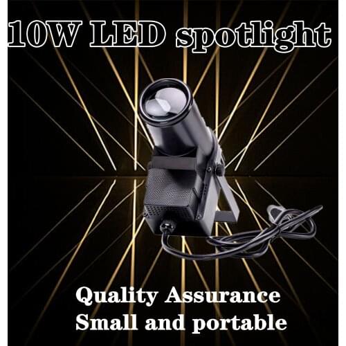 Spotlight LED RGBW 4in1 Led Pin Spot Beam 10W Lights For Mirror Ball For Dance Floor Disco DJ Party Wedding