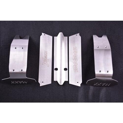 TRAXXAS X-MAXX Upgrade Spare Parts All Metal chassis protection plate Stainless steel Chassis armor