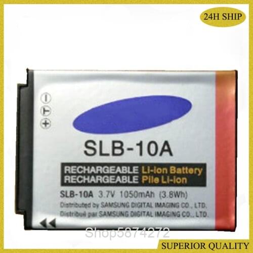 High Capacity Camera Battery SLB-10A SLB 10A For SAMSUNG HMX-U10 HMX-U100 SL720 SL310W SL820 HZ15W HZ10W ES60 Battery