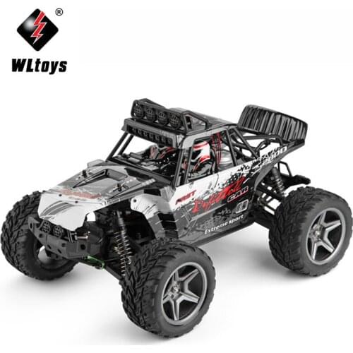 WLtoys 12409 Racing Car 1/12 4WD 2.4G Radio Remote Control High Speed Off-Road Bigfoot Climbing Truck With LED Light Outdoor Toy