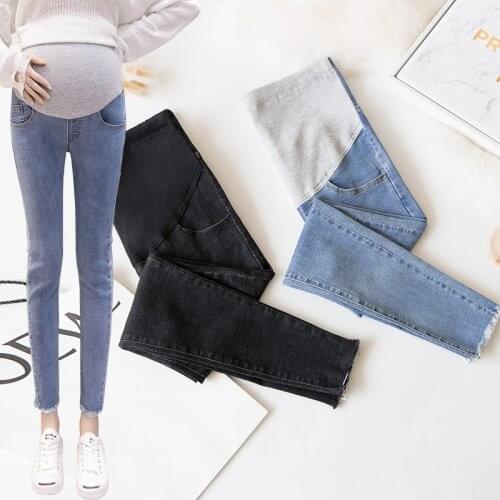 Women Jeans Maternity Pants Pregnancy Leggings Trousers Gravidas Jeans Maternity Clothing