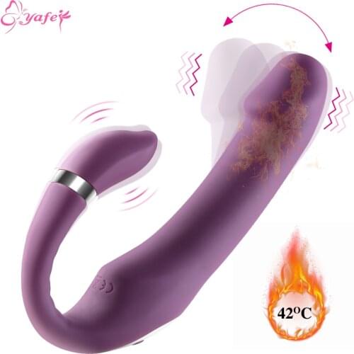 2020 powerful dildo female vibrator heating women clitoris clit stimulator massager masturbation adult sex products sex shop