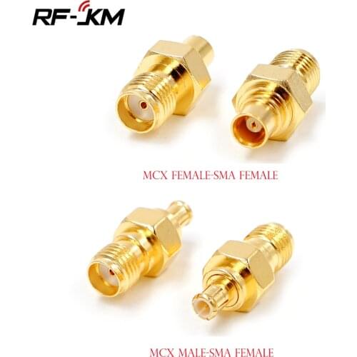 1pcs Adapter SMA Female to MCX Male Plug & Female Jack RF Coaxial Connector