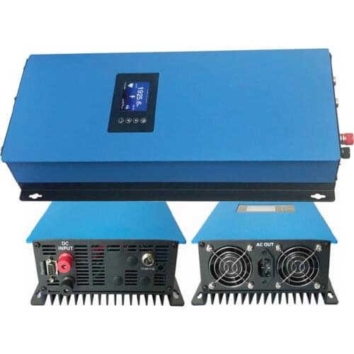 2000W Solar Grid Tie inverter With LCD&internal limiter function,MPPT pure sine wave grid tie solar inverter DC45-90V to AC230V