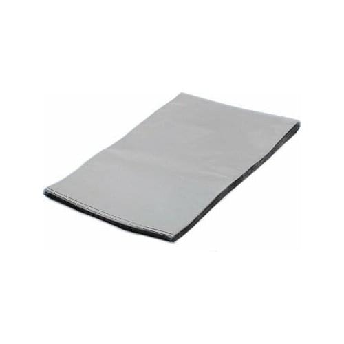 50 Pcs 180mm x 260mm Silver Tone Flat Open Top Anti Static Bag For Electronics