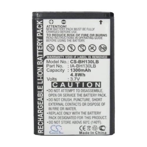 Cameron Sino 1300mAh battery for SAMSUNG HMX-U20 W200 W350 W200RP U20BP U20 W300 W300BN W300RN W300RP W300YN K40 K45 W300HD