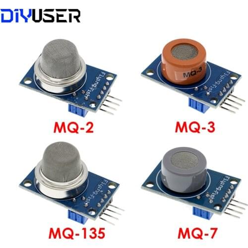 MQ Series Sensors MQ135 MQ2 MQ3 MQ7 Detecting Gas Sensor Detector MQ-135 MQ-2 MQ-3 MQ-7 DIP