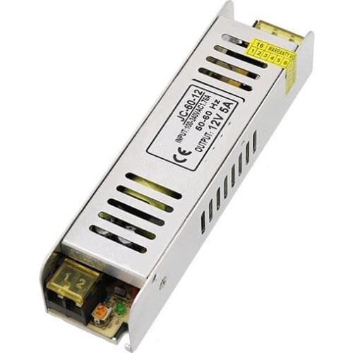 DuoWeiSi 3D Printer Parts 12V 5A 60W long power supply small volume monitoring equipment LED camera switching power supply