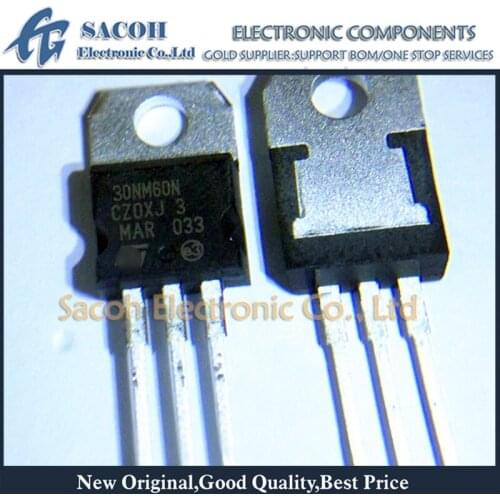 New Original 10PCS/Lot STP30NM60N 30NM60N or STP30NM60ND 30NM60ND 30N60 TO-220 30A 600V Power MOSFET