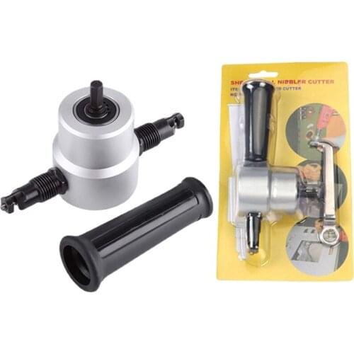 160a Metal Sheet Double-Headed Cutter Electric Drill Curve Tapper Electric Punching Scissors Iron Sheet Cutting Saw Tool