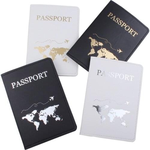 New High Quality Passport Cover for Men Women Travel Passport Case Suitcase ID Name Address Holder Luggage Tag Card Cover