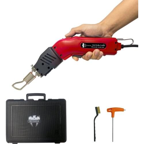 Rope Cutter Fabric Cutter - Electric Hot Knife Heat Sealer with Adjustable Power - Cutting Tool Kit - with Blades & Accessories