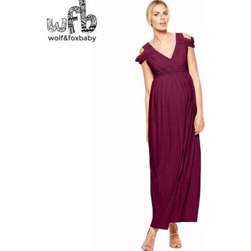 Платья макси для беременных Wobfaobxylf China At AliExpress