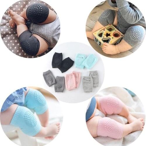 5Pairs Baby Crawling Aniti-Slip Knee Unisex Toddlers Kneepads 1-3 Years