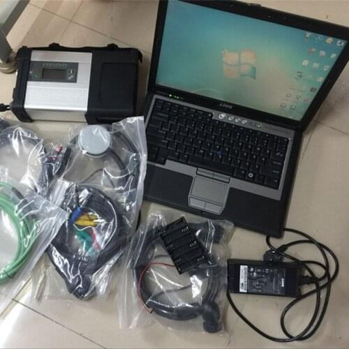 Mb star c5 diagnose scanner with laptop d630 ram 4g hdd 320gb software 2020.12 windows 7 ready to use