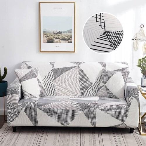 Elastic Sofa Cover L-shaped Sofa Cover for Living Room Simple All Inclusive Couch Covers for Sofas Slipcover Chair Protector