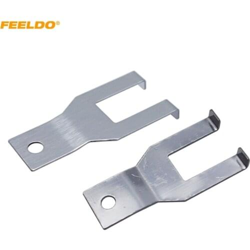 FEELDO 2Pcs Car H7 HID Xenon Bulb Adapter Holder For Volkswagen Sagitar H7 HID Bulb Base Retainer Clip Socket #5554