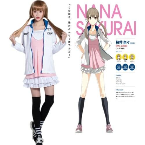 Prince of Stride Nana Sakurai Anime Cosplay Costume Unisex Sports Uniform