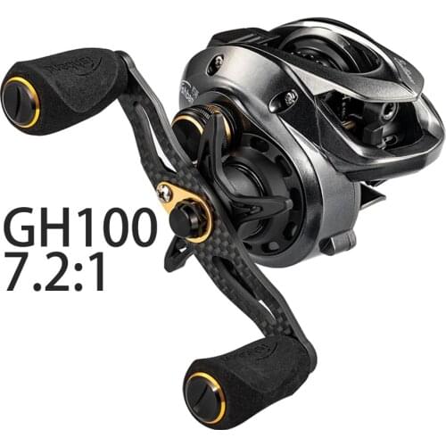 GH100 7.2:1 Fishband Baitcasting Reel Carp Bait Cast Casting Fishing Reel For trout perch tilapia Bass Fishing Tackle Accessorie