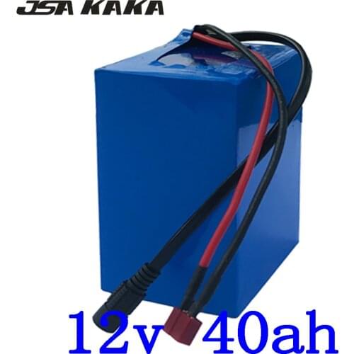 Free customs fee 350W 12V 40AH lithium-ion battery 12V 40000MAH Lithium battery for 12V 3S ebike Battery with 12.6V 5A charger
